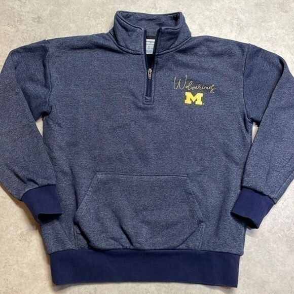 Champion Michigan Wolverines three-quarter zip women’s sweatshirt size S - Picture 1 of 5